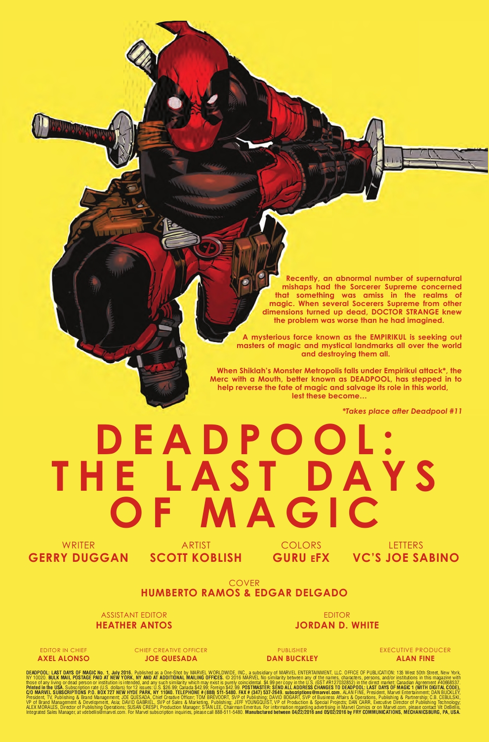 DEADPOOL LAST DAYS OF MAGIC #1 04 – We The Nerdy